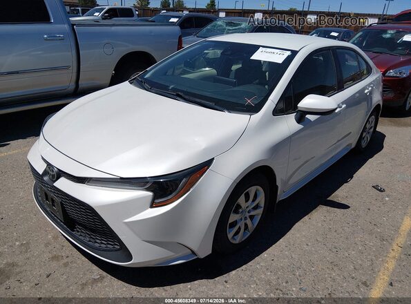 JTDEPMAE7MJ134376 2021 TOYOTA COROLLA White Առջևի ձախ երեք քառորդ տեսարան