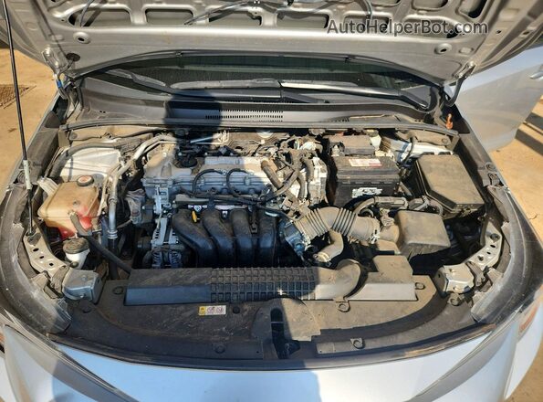 JTDEPMAE7MJ165711 2021 TOYOTA COROLLA Серебряный Вид задней части салона