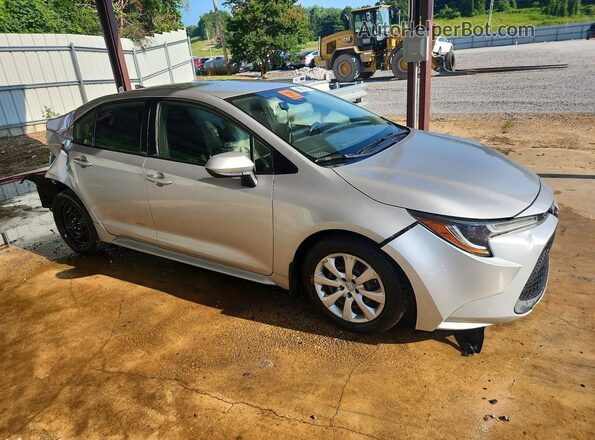 JTDEPMAE7MJ165711 2021 TOYOTA COROLLA Серебряный Передняя правая четверть