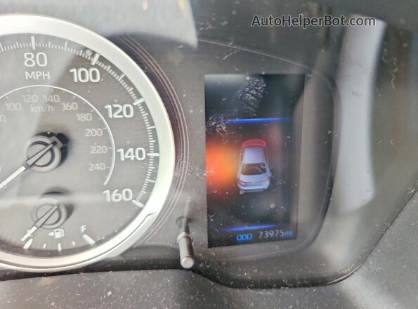 JTDEPMAE7N3021579 2022 TOYOTA COROLLA White Instrument cluster view