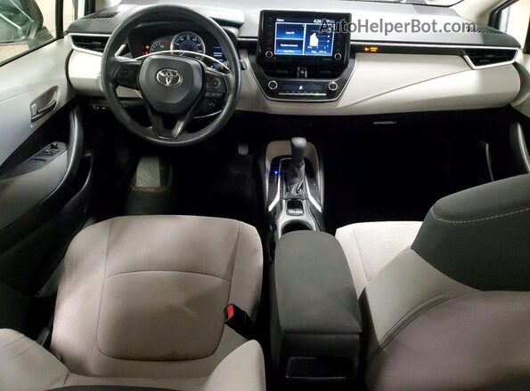 JTDEPMAE7NJ193235 2022 TOYOTA COROLLA White Առջևի վահանակի տեսք