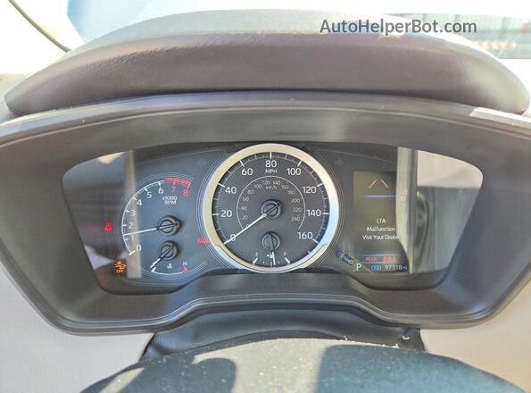 JTDEPMAE7NJ194921 2022 TOYOTA COROLLA Silver ხელსაწყოთა პანელის ხედი