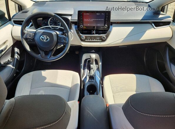JTDEPMAE7NJ194921 2022 TOYOTA COROLLA Silver წინა პანელის ხედი
