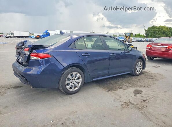 JTDEPMAE8MJ141613 2021 TOYOTA COROLLA Blue Tył prawy