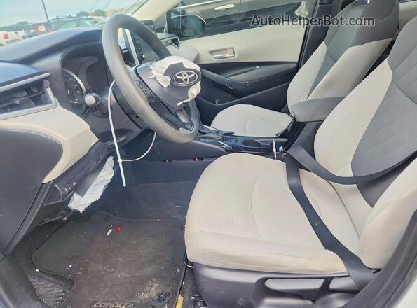 JTDEPMAE8MJ167998 2021 TOYOTA COROLLA White წინა სალონის ხედი