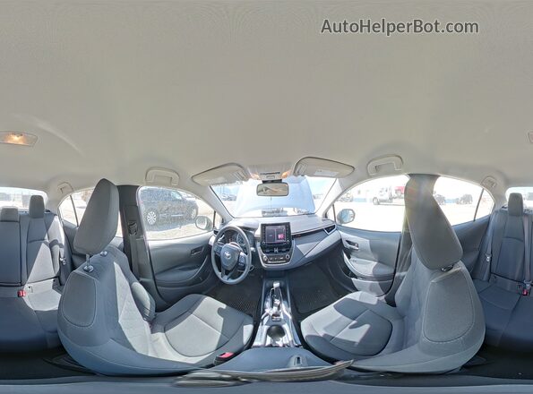 JTDEPMAE8N3027584 2022 TOYOTA COROLLA Silver Widok naklejki z numerem VIN