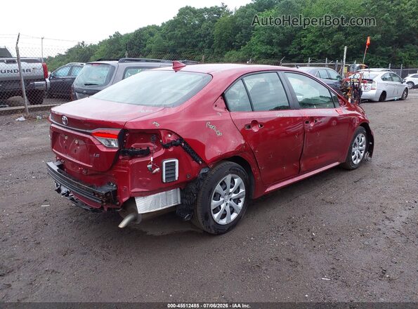 JTDEPMAE8NJ193650 2022 TOYOTA COROLLA Red Задня права чверть