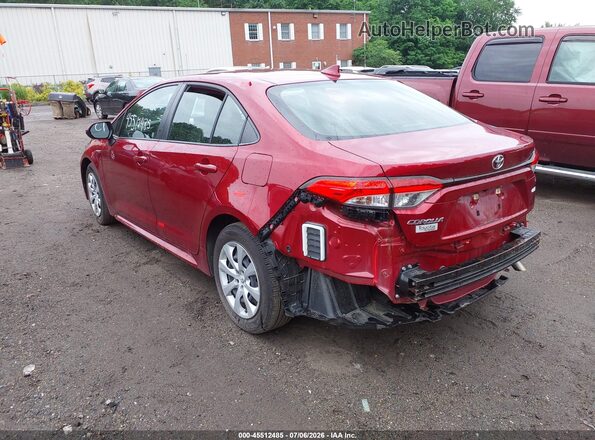 JTDEPMAE8NJ193650 2022 TOYOTA COROLLA Red Задня ліва чверть