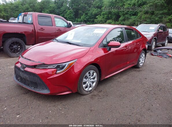 JTDEPMAE8NJ193650 2022 TOYOTA COROLLA Red Передня ліва чверть
