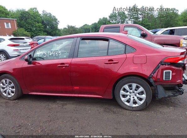 JTDEPMAE8NJ193650 2022 TOYOTA COROLLA Red 