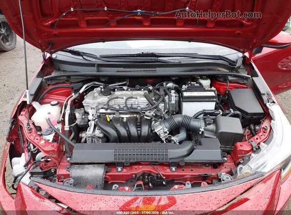 JTDEPMAE8NJ193650 2022 TOYOTA COROLLA Red Вид ззаду