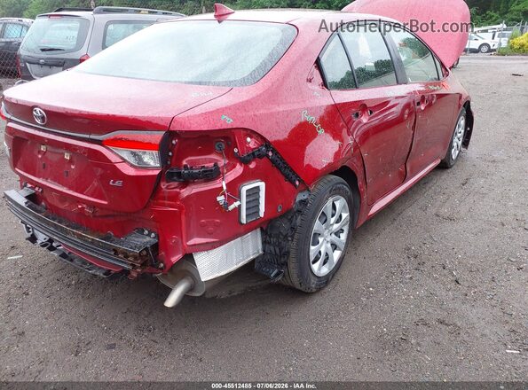JTDEPMAE8NJ193650 2022 TOYOTA COROLLA Red Вид спереду