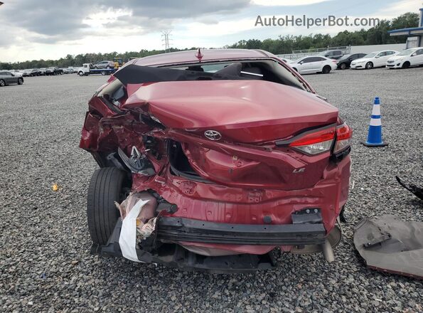 JTDEPMAE8NJ205229 2022 TOYOTA COROLLA Red Vista trasera