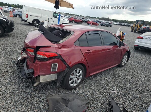 JTDEPMAE8NJ205229 2022 TOYOTA COROLLA Red Trasero derecho