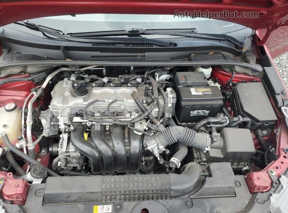 JTDEPMAE8NJ205229 2022 TOYOTA COROLLA Red Vista interior trasera