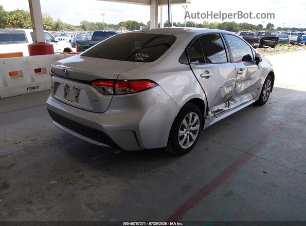 JTDEPMAE8NJ225965 2022 TOYOTA COROLLA Silver უკანა მარჯვენა