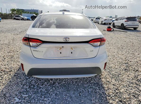 JTDEPMAE9N3002452 2022 TOYOTA COROLLA White Հետևի տեսք