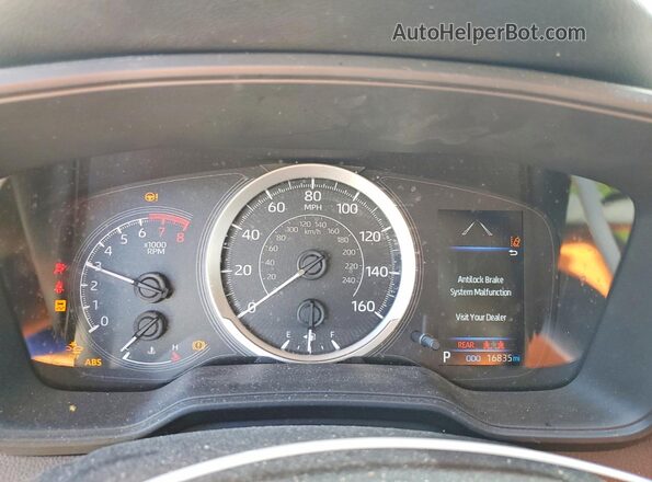 JTDEPMAE9N3002452 2022 TOYOTA COROLLA White Սարքավորումների վահանակի տեսք