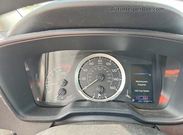 JTDEPMAE9NJ228891 2022 TOYOTA COROLLA Red Սարքավորումների վահանակի տեսք