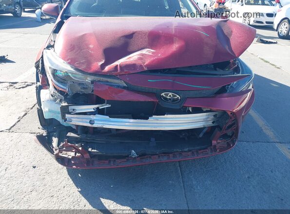 JTDEPMAE9NJ230060 2022 TOYOTA COROLLA Red Vista frontal