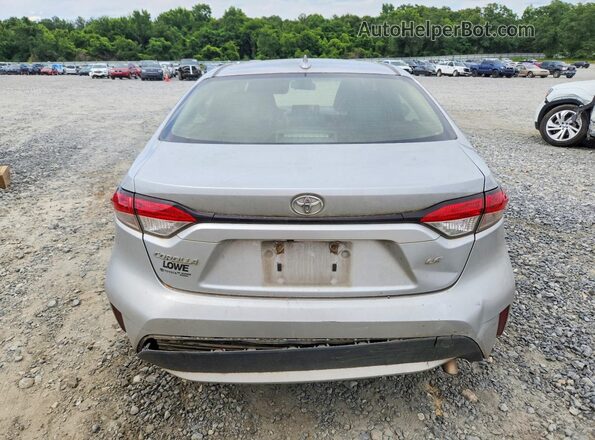 JTDEPMAEXMJ153780 2021 TOYOTA COROLLA Silver უკანა ხედი