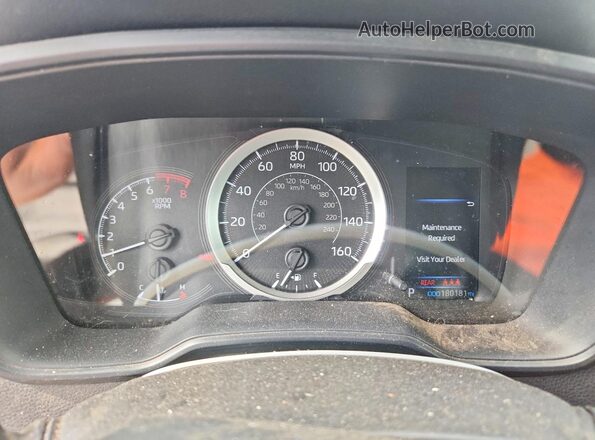 JTDEPMAEXMJ153780 2021 TOYOTA COROLLA Silver ხელსაწყოთა პანელის ხედი