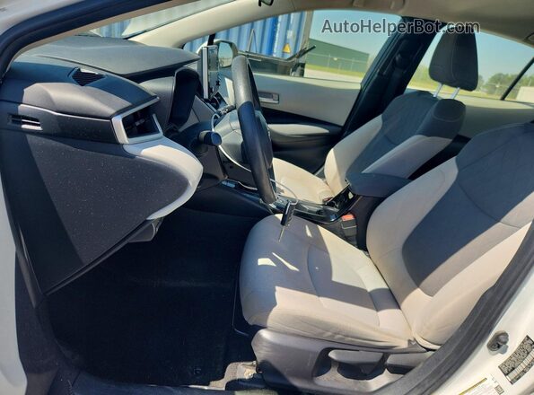 JTDEPMAEXMJ156839 2021 TOYOTA COROLLA White Вид салону спереду
