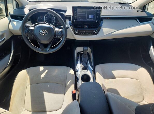 JTDEPMAEXMJ156839 2021 TOYOTA COROLLA White Вид панелі приладів