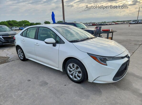 JTDEPMAEXMJ157974 2021 TOYOTA COROLLA Белый Передняя правая четверть