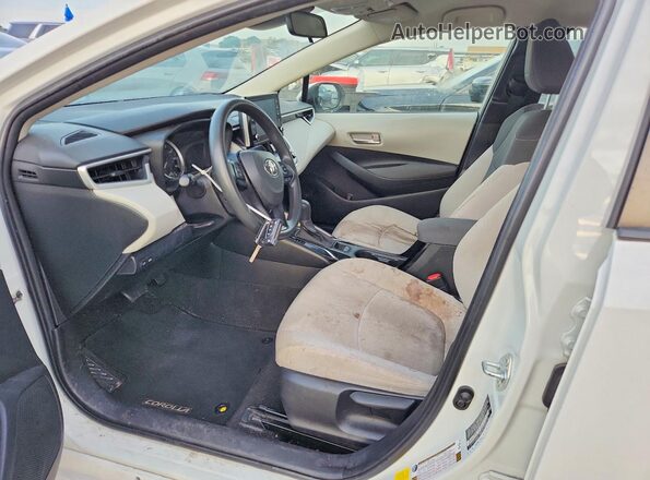 JTDEPMAEXMJ157974 2021 TOYOTA COROLLA Белый Вид салона спереди