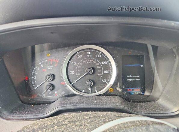 JTDEPMAEXMJ157974 2021 TOYOTA COROLLA Белый Вид щитка приборов