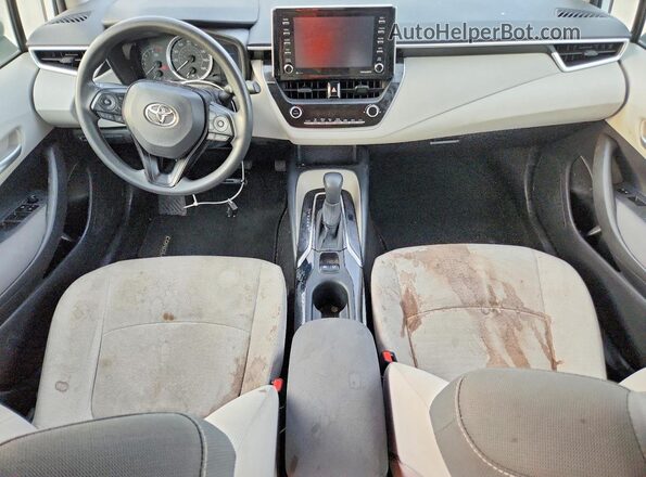 JTDEPMAEXMJ157974 2021 TOYOTA COROLLA Белый Вид панели приборов