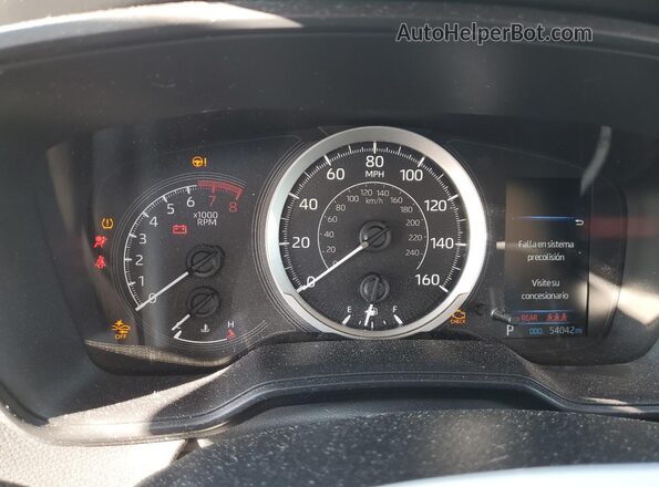 JTDEPMAEXMJ180090 2021 TOYOTA COROLLA Серый Вид щитка приборов