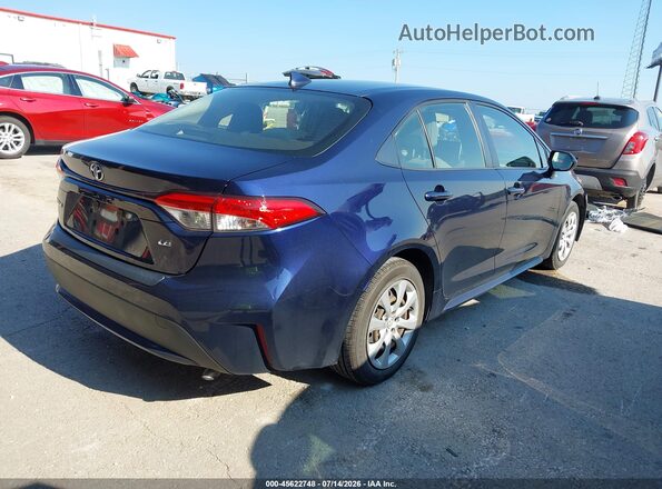 JTDEPMAEXMJ186973 2021 TOYOTA COROLLA Синий Задняя правая четверть