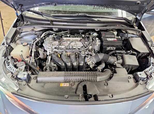 JTDEPMAEXNJ200839 2022 TOYOTA COROLLA Gray Вид задньої частини салону