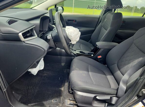 JTDEPMAEXNJ211274 2022 TOYOTA COROLLA Black Widok wnętrza z przodu