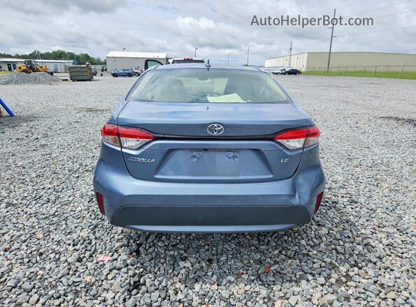 JTDEPMAEXNJ227247 2022 TOYOTA COROLLA Blue Հետևի տեսք