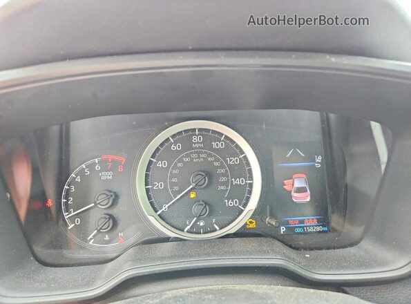 JTDEPMAEXNJ229242 2022 TOYOTA COROLLA Black Vista del cuadro de instrumentos