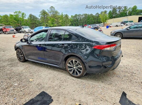 JTDEPMAEXNJ229242 2022 TOYOTA COROLLA Black Trasero izquierdo