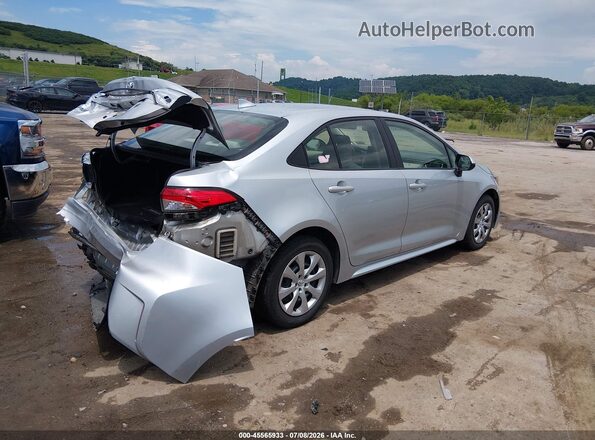 JTDEPRAE0LJ008341 2020 TOYOTA COROLLA Silver Trasero derecho
