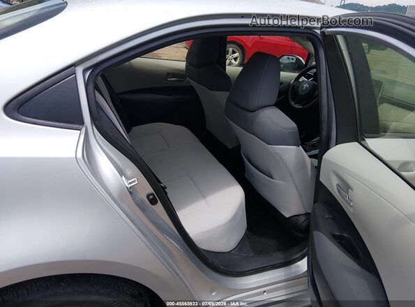 JTDEPRAE0LJ008341 2020 TOYOTA COROLLA Silver Vista de la etiqueta del VIN