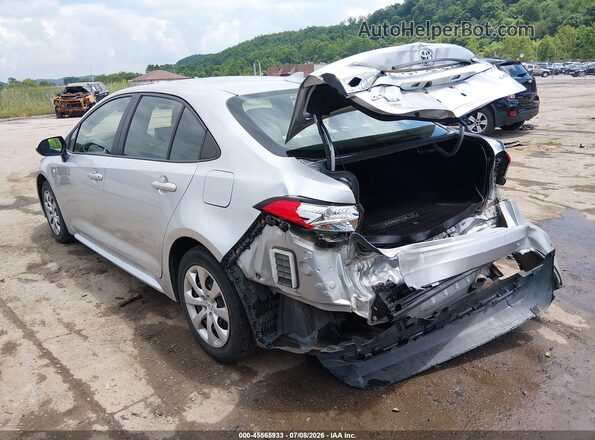 JTDEPRAE0LJ008341 2020 TOYOTA COROLLA Silver Trasero izquierdo