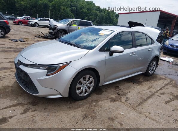 JTDEPRAE0LJ008341 2020 TOYOTA COROLLA Silver Vista tres cuartos delantera izquierda