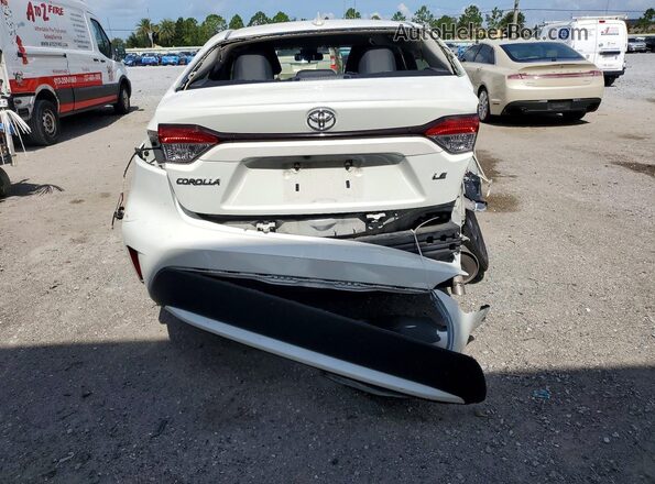 JTDEPRAE0LJ009585 2020 TOYOTA COROLLA White Հետևի տեսք