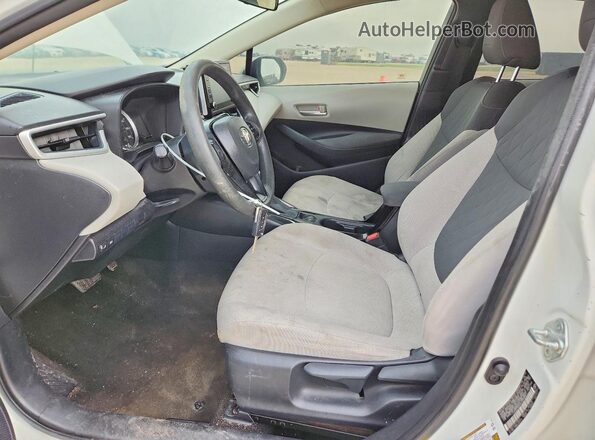 JTDEPRAE0LJ035880 2020 TOYOTA COROLLA White წინა სალონის ხედი