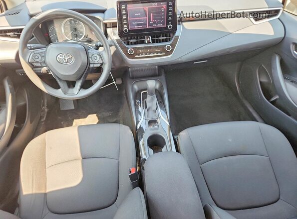 JTDEPRAE0LJ094458 2020 TOYOTA COROLLA Black Առջևի վահանակի տեսք