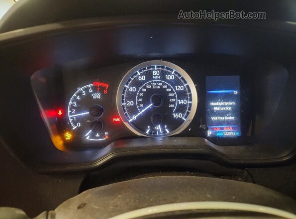 JTDEPRAE0LJ094962 2020 TOYOTA COROLLA Black ხელსაწყოთა პანელის ხედი