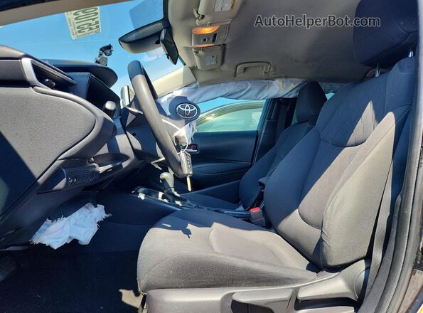 JTDEPRAE1LJ046371 2020 TOYOTA COROLLA Black Widok wnętrza z przodu