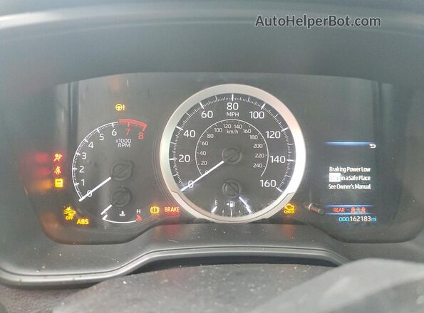 JTDEPRAE1LJ046371 2020 TOYOTA COROLLA Black Widok zestawu wskaźników