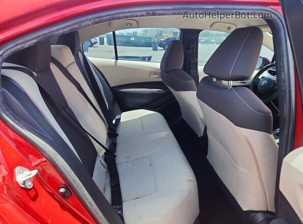 JTDEPRAE1LJ058875 2020 TOYOTA COROLLA Красный Вид задних сидений